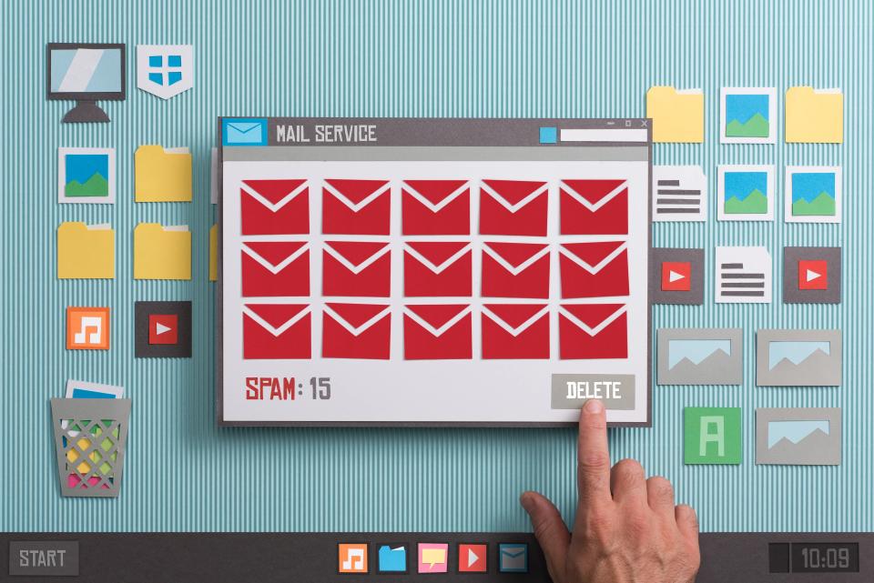 Interface para remoção de e-mails indesejados