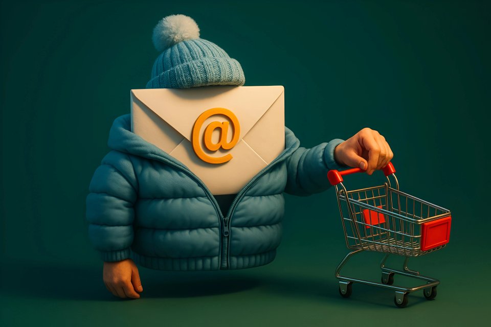 Compras com um toque digital.