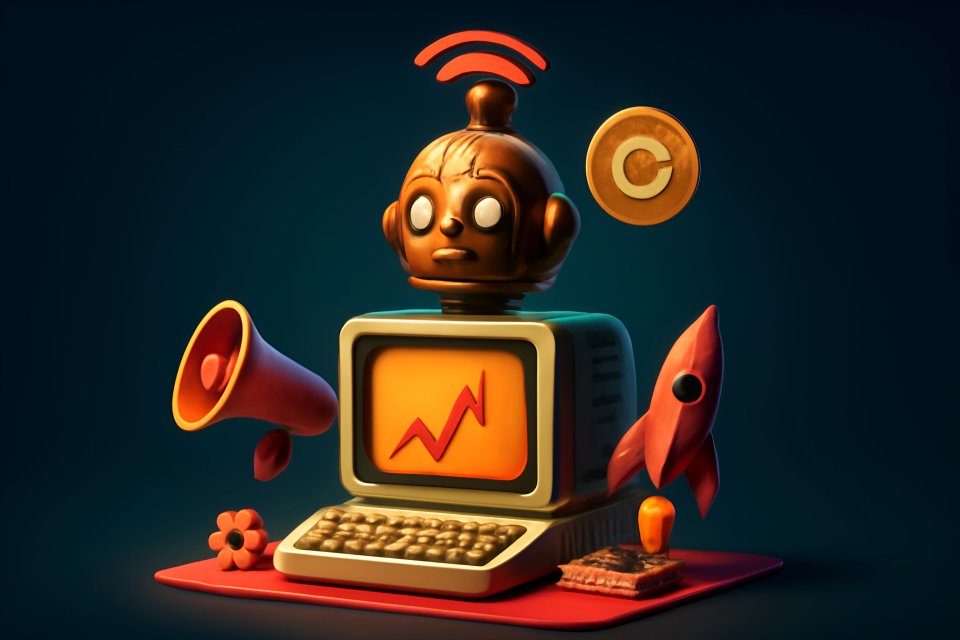 Diseño retro de computadora con un toque lúdico