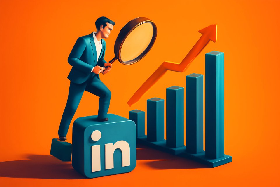 Análisis del crecimiento empresarial en LinkedIn