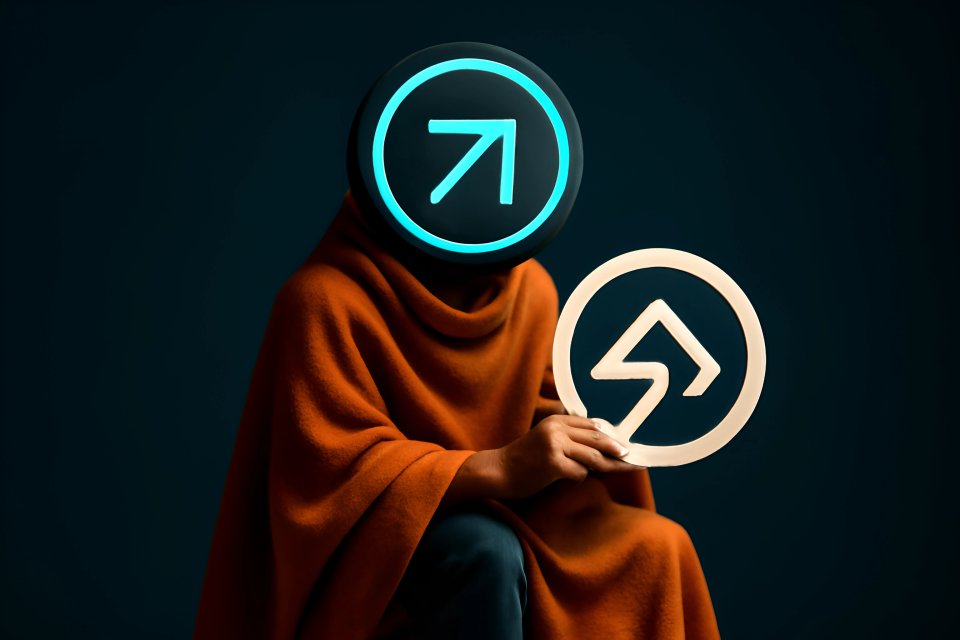 Enseignes directionnelles lumineuses avec une personne