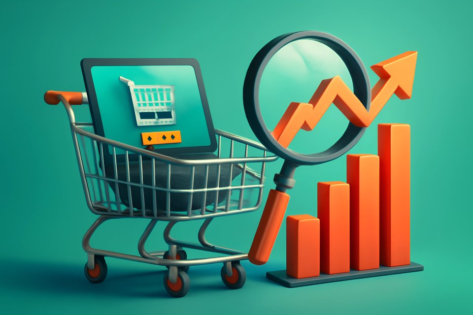 Analyses e-commerce avec panier d'achat